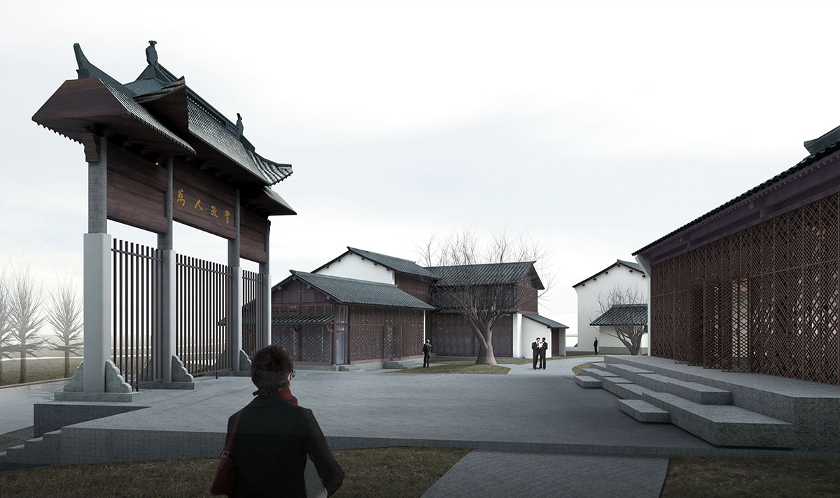 古建牌坊设计效果图制作_高维动画制作公司 古建牌坊设计效果图制作_高维动画制作公司