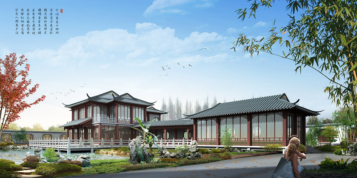 山东枣庄会所古建效果图制作_高维动画制作公司 山东枣庄会所古建效果图制作_高维动画制作公司